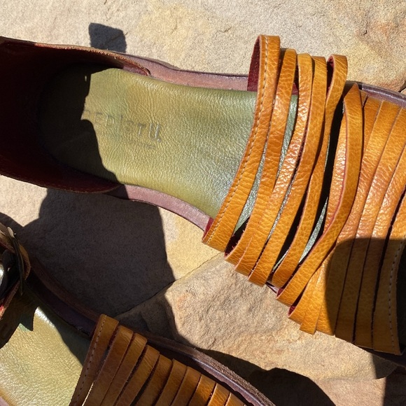 Bed Stu sandals, 7.5 made in Mexico, all leather (upper and sole) - Picture 2 of 3
